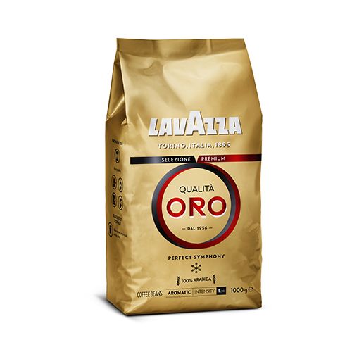 Кафе Lavazza Qualita ORO, на зърна, пакет 1 кг — Joya.bg