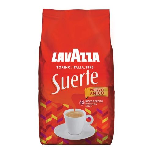Кафе Lavazza SUERTE, на зърна, пакет 1 кг — Joya.bg