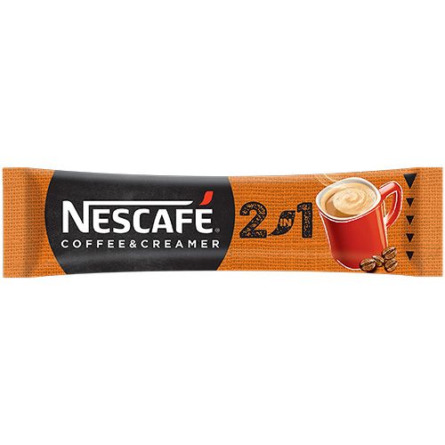 Кафе Nescafe 2 in 1 Coffee&amp;Creamer, разтворимо , кутия 28 бр. х 8 г — Joya.bg 1