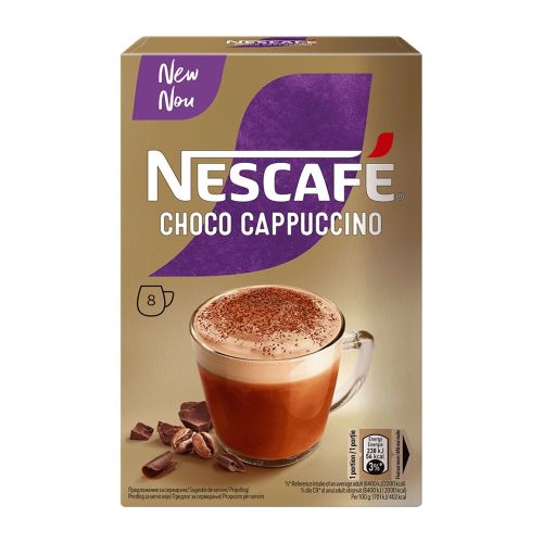 Кафе Nescafe Cappuccino Choco стик, кутия 8 бр. х 15 г 1