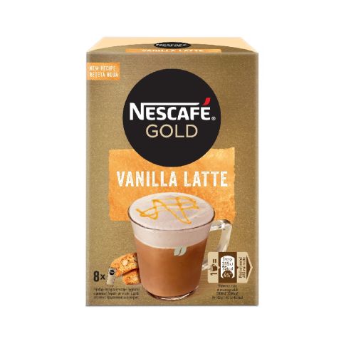 Кафе Nescafe Cappuccino Vanilla, разтворимо, стик, кутия 8 бр.x 18.5 г — Joya.bg