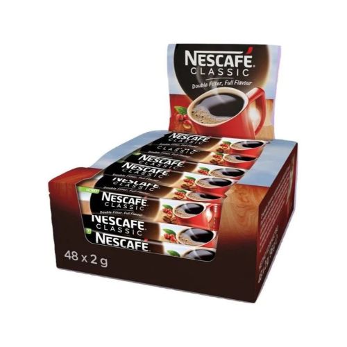 Кафе Nescafe Classic разтворимо, кутия 48 бр. x 2 г 1
