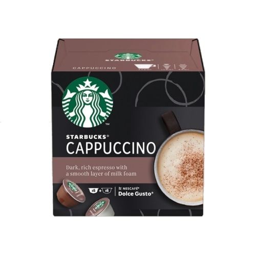 Кафе Nescafe Dolce Gusto CAPPUCCINO STARBUCKS, капсули, 6 напитки, кутия 12 бр. — Joya.bg 1