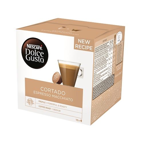 Кафе Nescafe Dolce Gusto Cortado Espresso Macchiato, капсули, кутия 16 бр. — Joya.bg 1