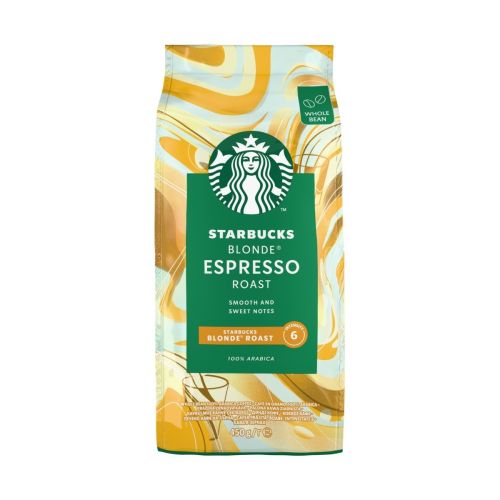 Кафе Starbucks Blonde Espressо Roast, на зърна, пакет, 450г 1