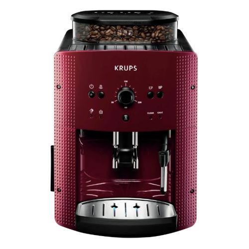 Кафеавтомат KRUPS Essential Espresso, EA810770 за еспресо и капучино, 1450 W, 1700 мл, червен — Joya.bg 1
