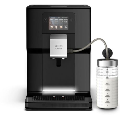 Кафеавтомат KRUPS Intuition, EA873810 за еспресо и капучино, 1450 W, 1700 мл, черен — Joya.bg 1