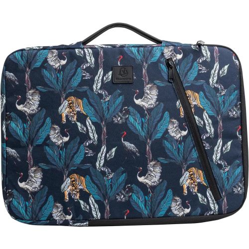 Калъф Exacompta Savana Design, за лаптоп 15-16&quot;, с цип и дръжка, текстил RPET 600DEN, 41x31x2.5 см 1