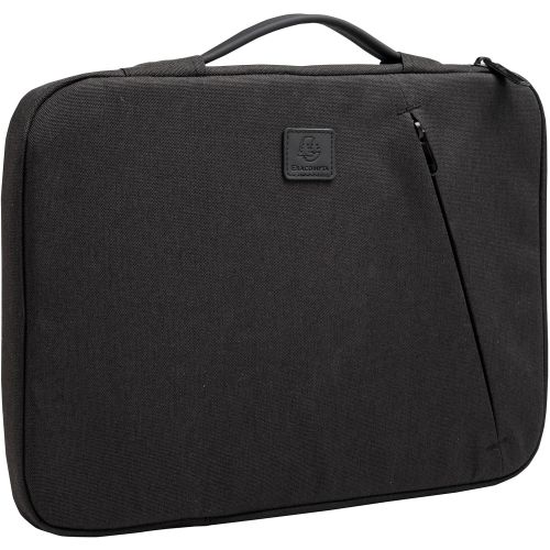 Калъф Exacompta, за лаптоп 13-14&quot;, с цип и дръжка, текстил RPET 600DEN, 37x28x2.5 см, черен 1