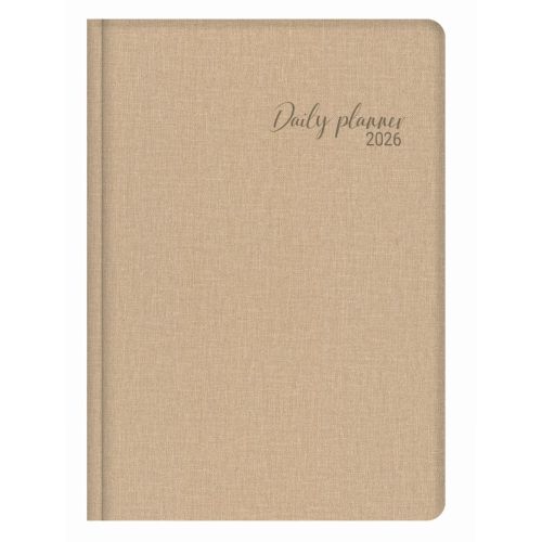 Календар-бележник LASTVA Como, A5, 160 л., линиран шамоа офсет 80 гр, термо PU корици, бежов — Joya.bg 1