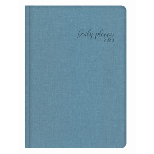 Календар-бележник LASTVA Como, A5, 160 л., линиран шамоа офсет 80 гр, термо PU корици, син — Joya.bg 1