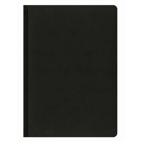 Календар-бележник LASTVA Everyday, B5, 160 л., линиран бял офсет 70 г, термо PU корици, черен 1