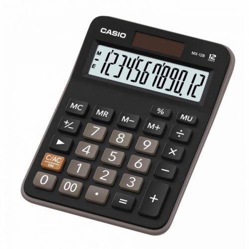 Калкулатор CASIO MX-12B, настолен, 12 dgt, 147x106.5x29 мм, черен — Joya.bg 1