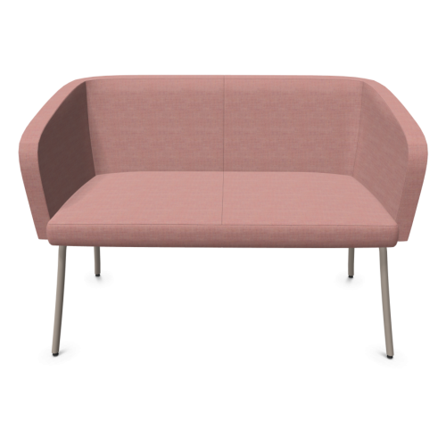 Канапе Hello!, двуместно, 4L метална основа, цвят кашмир, дамаска Remix3(5)RX612, розова 1