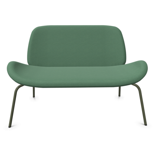 Канапе Tikka, двуместно, 4L метална основа, зелена, дамаска Synergy (4) LDS49, зелена 1