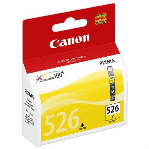 Касета с мастило Canon Yellow CLI-526 за PIXMA iP4850/MG5150/MG5250/MG6150/MG8150/MX715, 530 к. — Joya.bg