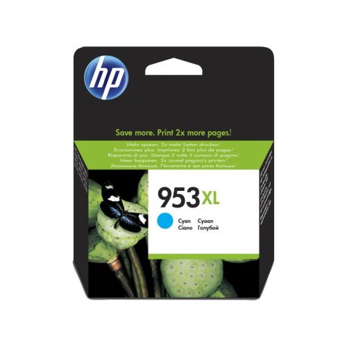 Касета с мастило HP Cyan XL F6U16AE за Officejet Pro 8210/8710/8715/8720/8725/8730/8740, 1450 к. — Joya.bg
