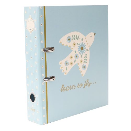 Класьор ANCOR Birds, А4, 80 мм, ламиниран картон с глитер печат — Joya.bg 1