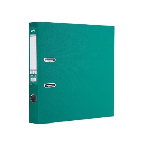 Класьор Deli, РР, A4, 50 мм, метален кант, сменяем етикет, зелен  — Joya.bg 1