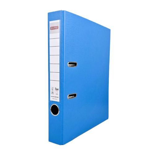 Класьор DELMET, РР, A4, 50 мм, метален кант, сменяем етикет, светлосин — Joya.bg 1