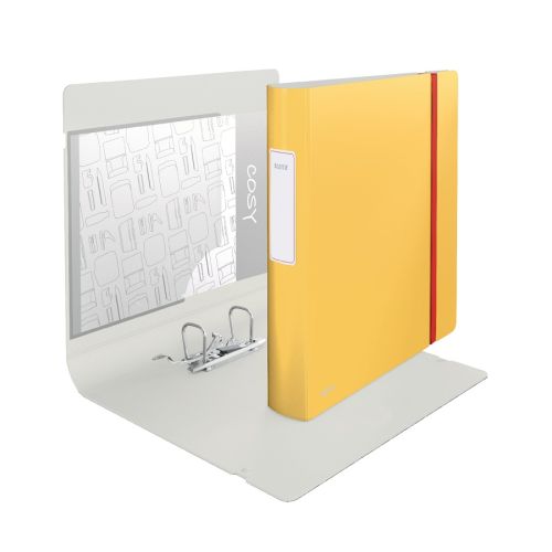 Класьор с ластик LEITZ Active Cosy, Polyfoam 2.3 мм, A4, 65 мм, жълт — Joya.bg 1