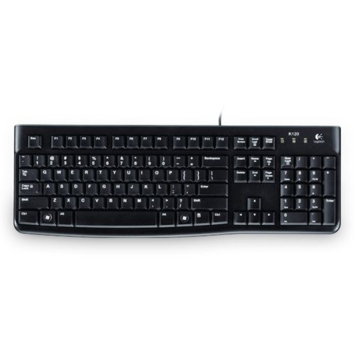 Клавиатура Logitech K120 OEM, USB, с кабел, кирилизирана, черна 1