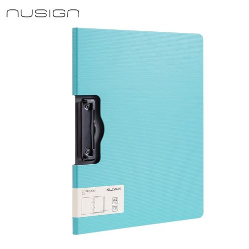 Клипборд с капак Deli NuSign E5011, A4, хоризонтален, Foam PP, светлосин 1