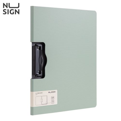 Клипборд с капак Deli NuSign E5011, A4, хоризонтален, Foam PP, зелен — Joya.bg 1