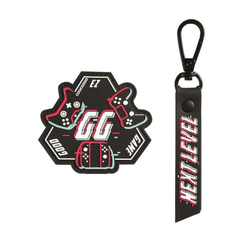 Ключодържател и апликация с велкро COOCAZOO COLOUR UP-Set Gaming 1