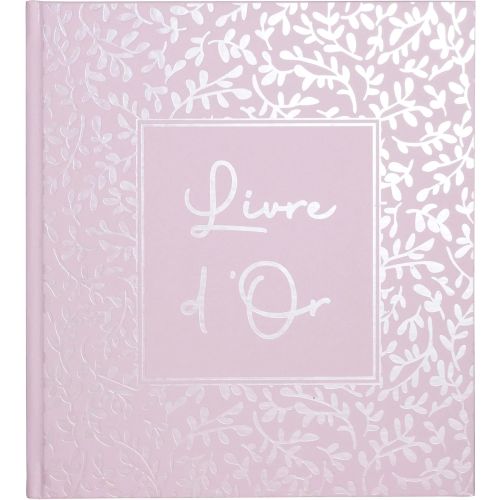 Книга за гости EXACOMPTA Autentik, 21x19 см, 140 стр., офсет 110 г/кв.м, твърда корица, Candy Pink 1