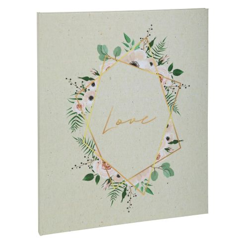 Книга за гости EXACOMPTA Champetre, за сватба, златен кант, 100 стр., 270х220мм, зелена — Joya.bg 1