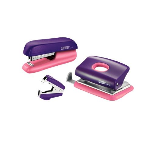 Комплект Rapid, перфоратор FC-10 и телбод F5, антителбод и телчета, лилаво + розово — Joya.bg 1