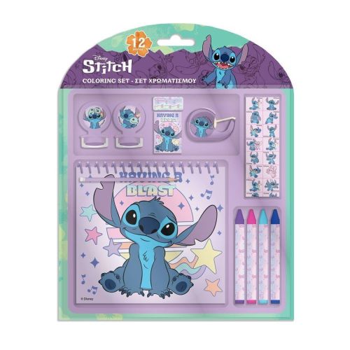 Комплект за оцветяване Diakakis LILO &amp; STITCH, 175х185 мм, 12 части — Joya.bg 1