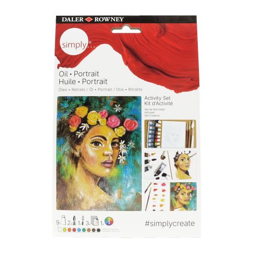 Комплект за рисуване с маслени бои DALER-ROWNEY Activity Set Oil Paint - Portrait, 16 части — Joya.bg 1