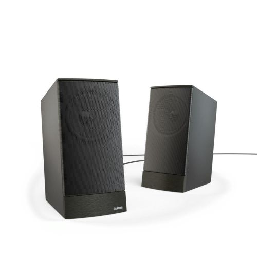 Компютърни тонколони HAMA Sonic LS-208, Stereo 2.0, 3.5 мм жак (м), черни 1