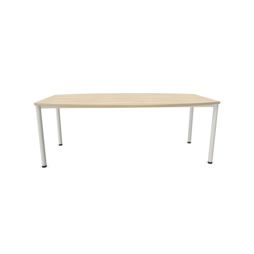 Конферентна маса Easy Space, T1, крака с кръгъл профил, 2000х1200х740 мм, ПДЧ 25 мм, акация 1