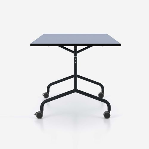 Конферентна маса Flib, крака Y-профил, черен, сгъваема, 1600х800х750 мм, ПДЧ 25 мм, черно 1