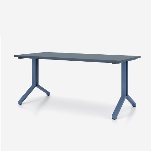 Конферентна маса MeeThink, крака Y-профил, виолетово-син, 1700х800х740, ПДЧ25 мм, синя 1