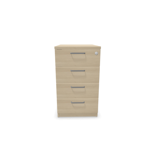 Контейнер с четири чекмеджета Easy Space 4D, 430х600х740мм, ПДЧ 18 мм, акация 1