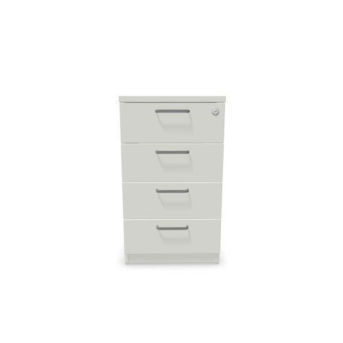 Контейнер с четири чекмеджета Easy Space 4D, 430х600х740мм, ПДЧ 18 мм, бял 1