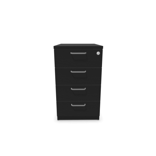 Контейнер с четири чекмеджета Easy Space 4D, 430х600х740мм, ПДЧ 18 мм, черен графит 1