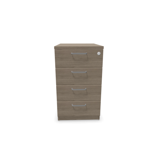 Контейнер с четири чекмеджета Easy Space 4D, 430х600х740мм, ПДЧ 18 мм, дъб Виченца 1