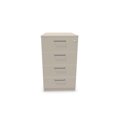 Контейнер с четири чекмеджета Easy Space 4D, 430х600х740мм, ПДЧ 18 мм, кашмир 1