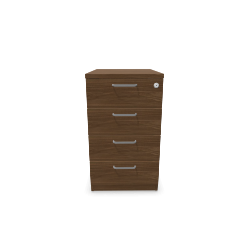 Контейнер с четири чекмеджета Easy Space 4D, 430х600х740мм, ПДЧ 18 мм, орех Линкълн 1