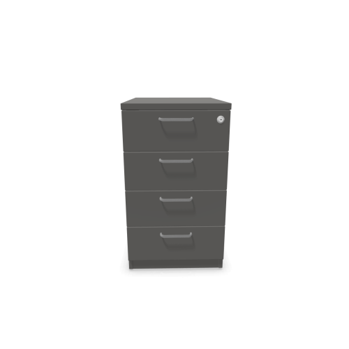 Контейнер с четири чекмеджета Easy Space 4D, 430х600х740мм, ПДЧ 18 мм, тъмносив 1