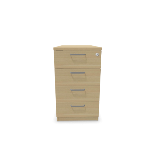 Контейнер с четири чекмеджета Easy Space 4D, 430х800х740мм, ПДЧ 18 мм, дъб Кайзерберг 1