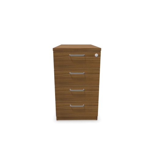 Контейнер с четири чекмеджета Easy Space 4D, 430х800х740мм, ПДЧ 18 мм, орех Дижон 1