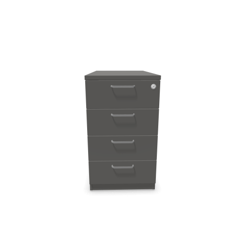 Контейнер с четири чекмеджета Easy Space 4D, 430х800х740мм, ПДЧ 18 мм, тъмносив 1