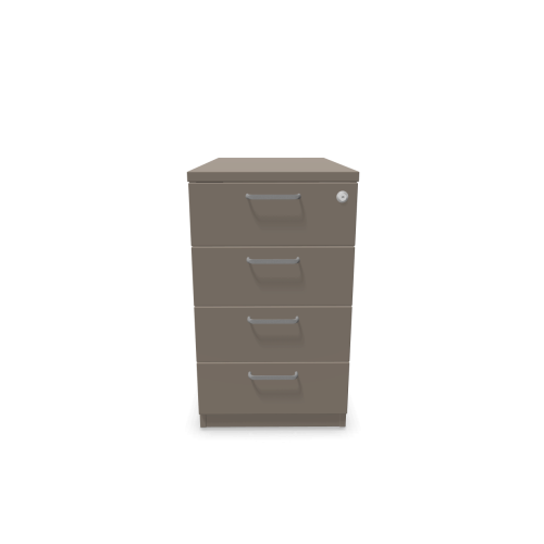 Контейнер с четири чекмеджета Easy Space 4D, 430х800х740мм, ПДЧ 18 мм, трюфел 1