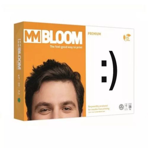 Копирна хартия Bloom Premium, А3, 80 г, бяла, CIE белота 161, PEFC, пакет 500 л. 1